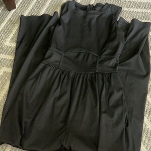 Elegant Black Sleeveless JumpSuit